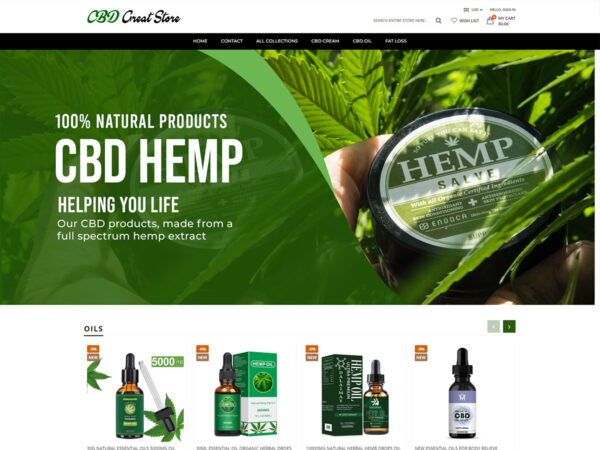 CBD Dropshipping Store