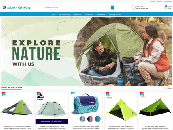 Camping Hiking Dropshipping Store
