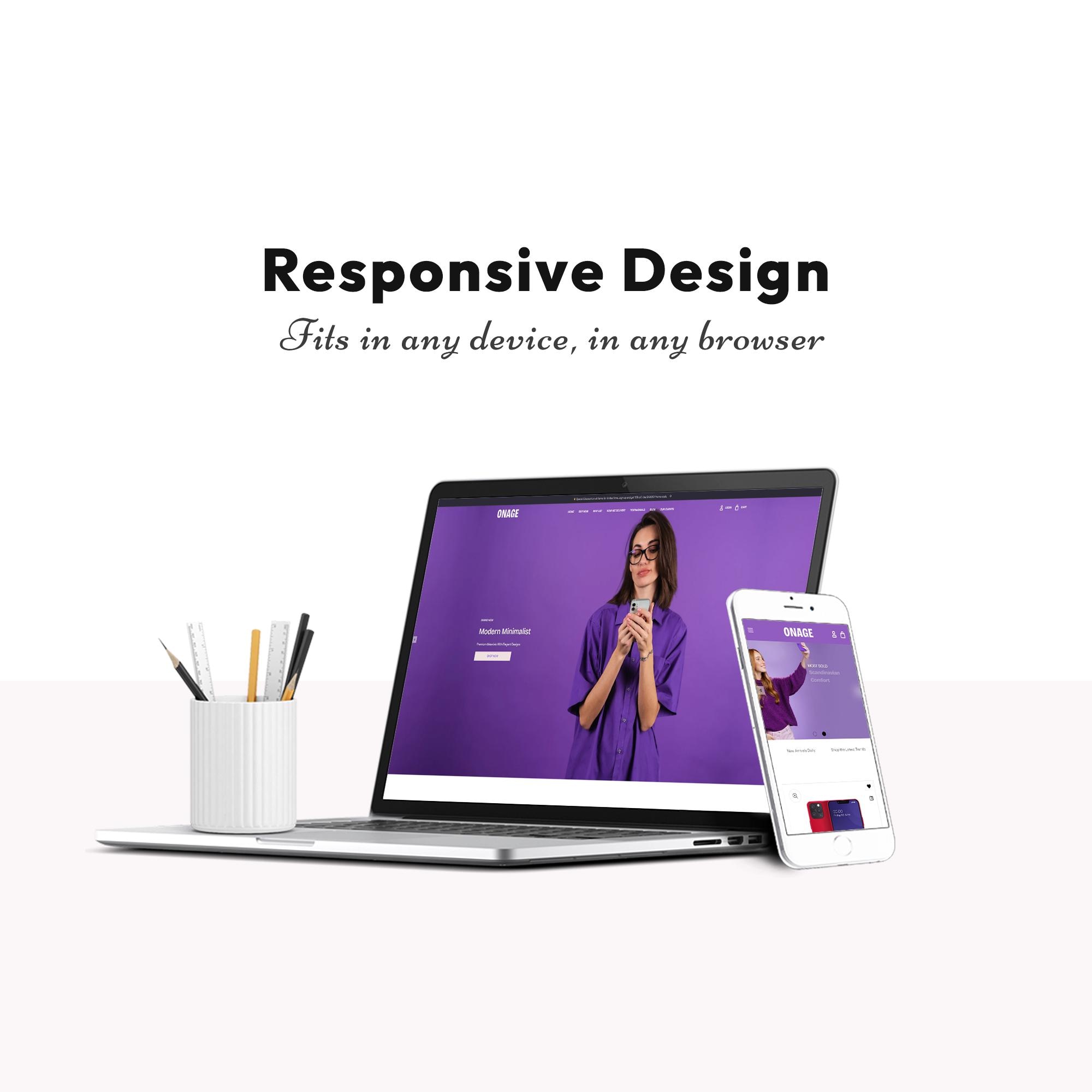 Clean One Page Shopify Theme | Responsive Design | Fast Loading | Easy Setup | Free Installation | Lifetime Free Support | Exclusive
