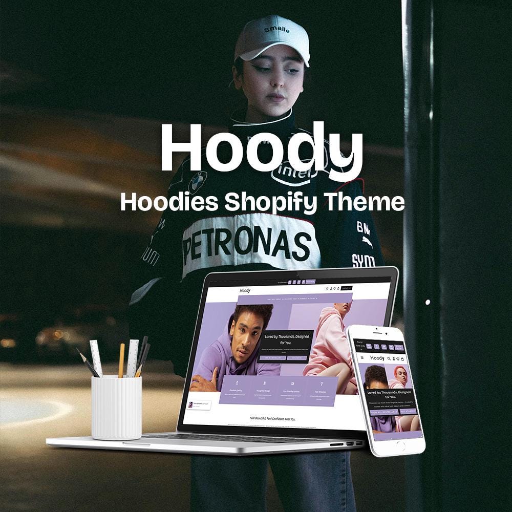 Hoodies Shopify Theme | Fashion Store Design | RTL | Dark Template | High Conversion | Free Installation | Lifetime Support | Exclusive